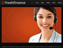 Tablet Screenshot of freshfinance.pl